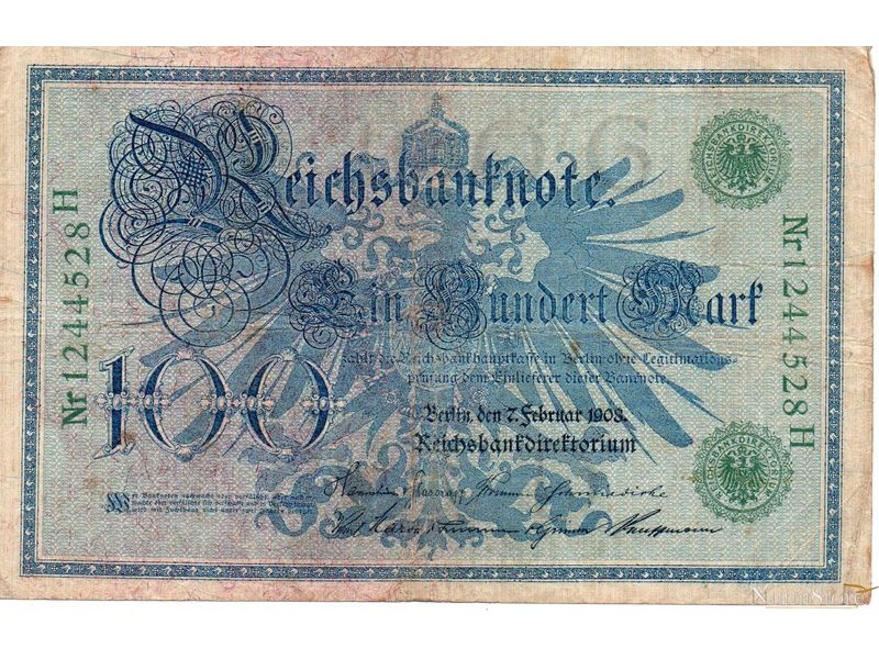 100 Mark 1908