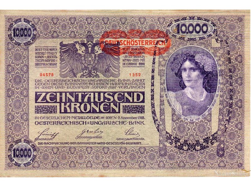 10000 Kronen 1918