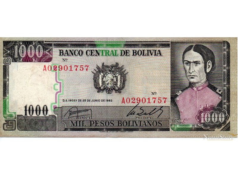 1000 Pesos 1982