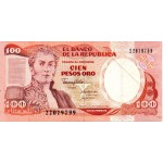 100 Pesos Oro 1990
