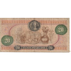 20 Pesos Oro 1974