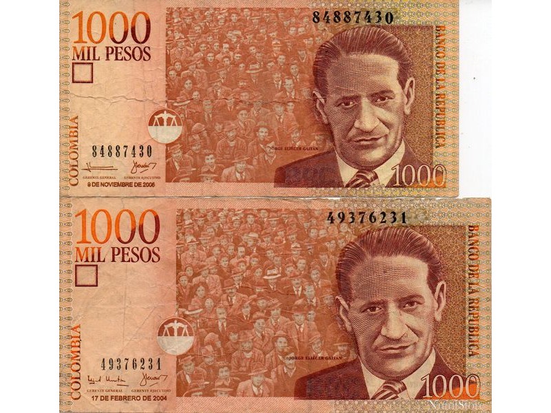 Set 1000 Pesos Oro