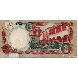 500 Pesos Oro 1990