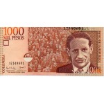 1000 Pesos Oro 2001