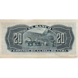 50 Centavos 1896 Tira de 10 (Banco Español)