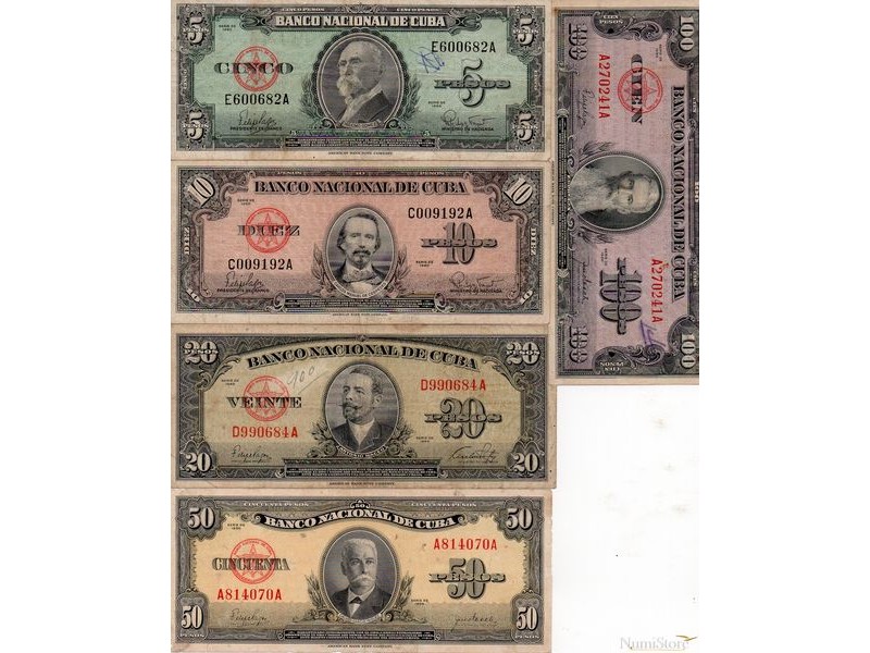 Set Billetes Cuba