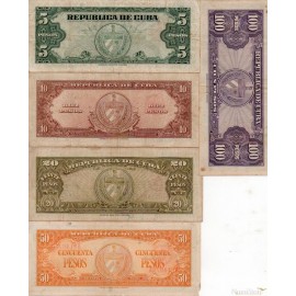 Set Billetes Cuba