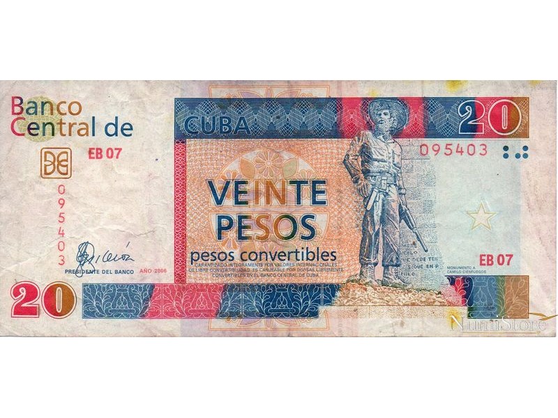 20 Pesos Convertibles 2006