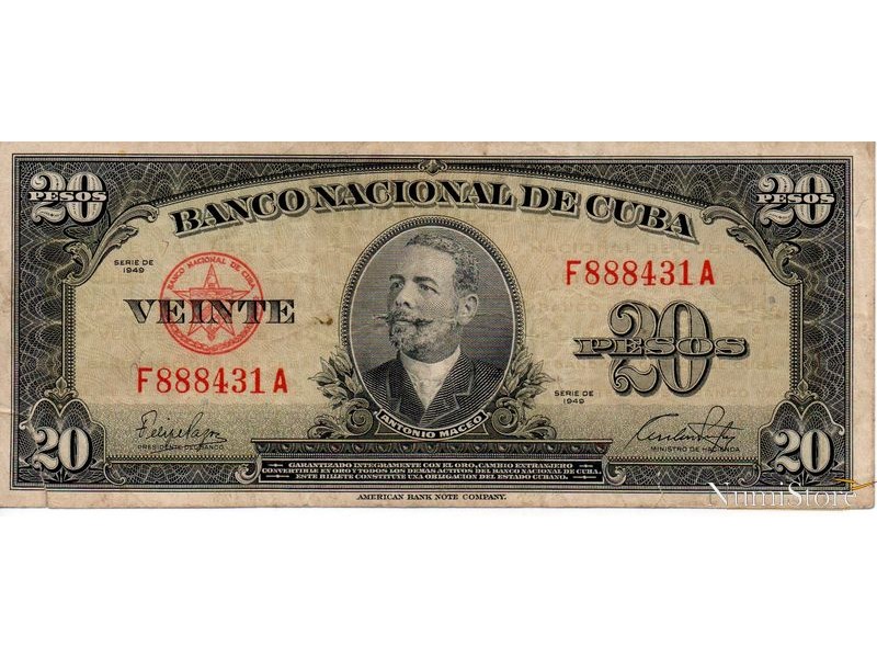 20 Pesos 1949