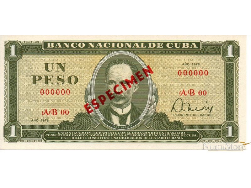 1 Peso 1978 (Especimen)