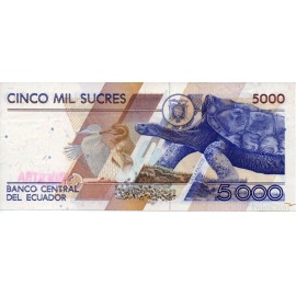 5000 Sucres (Muestra)