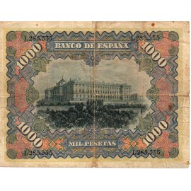 1000 Pesetas 1907 (Raro)