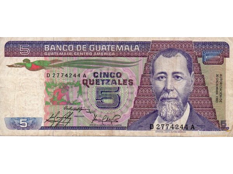 5 Quetzales 1983