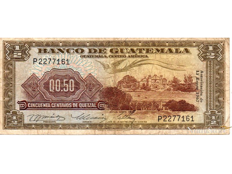 50 Centavos Quetzal 1967