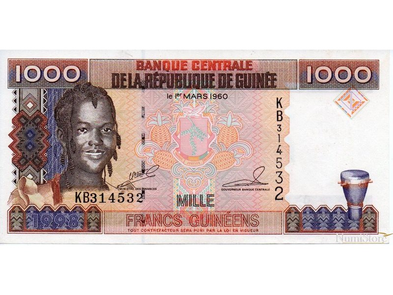 1000 Francs1998
