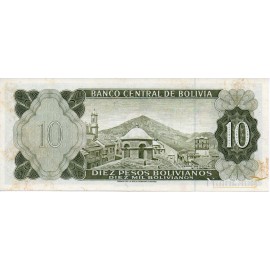 10 Pesos 1962