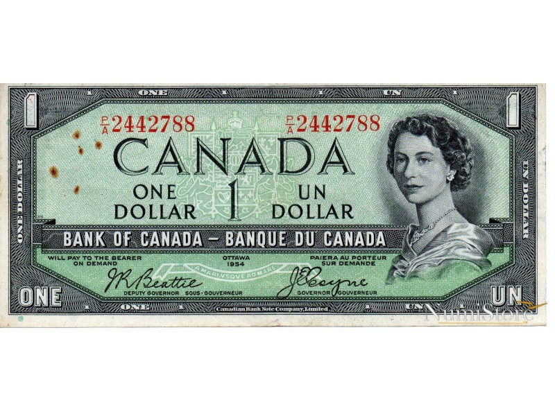 1 Dollar 1954 (Devil)
