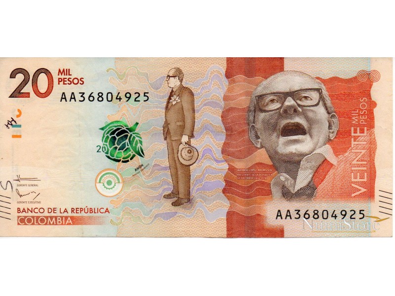 20000 Pesos 2015