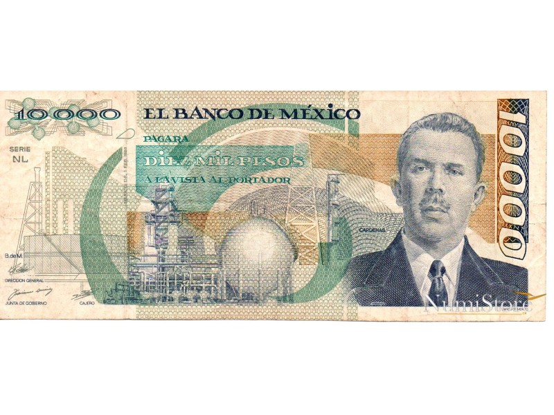 10000 Pesos 1988