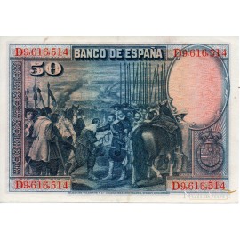 50 Pesetas 1928