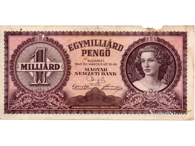 1000 Millones Pengo 1946 
