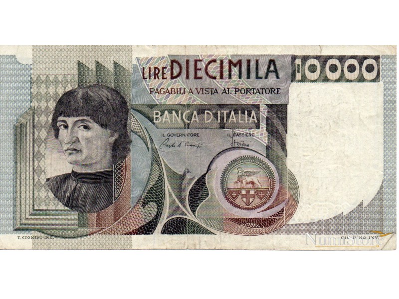 10000 Liras 1980