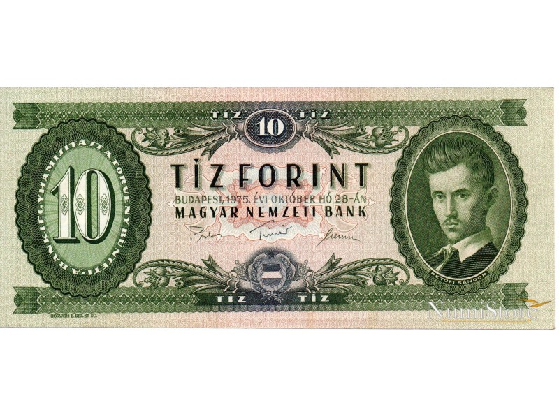 10 Forint 1975