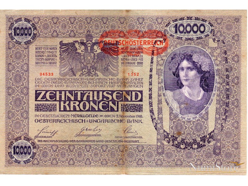 10000 Krogen 1918