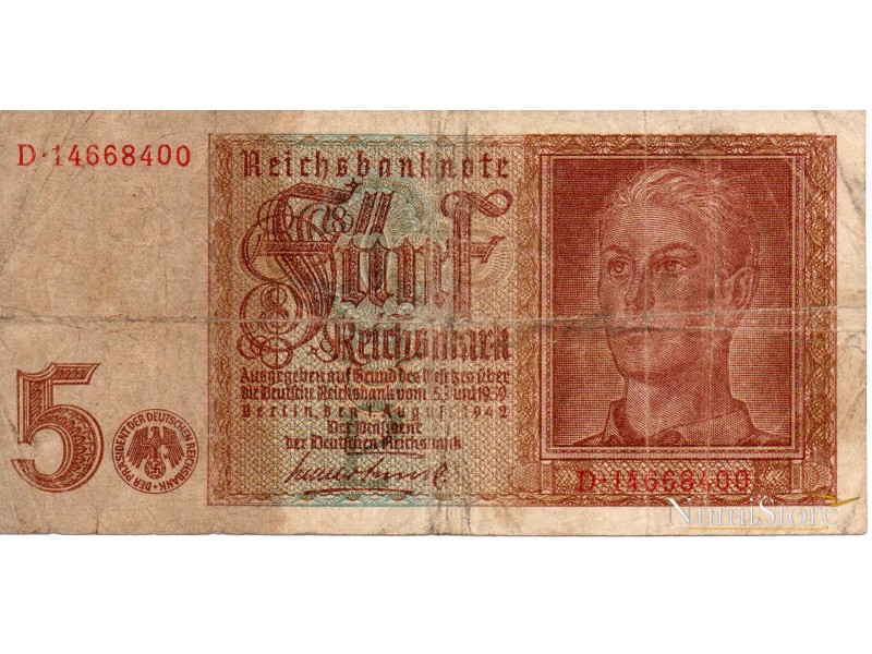 5 Reichsmark 1942