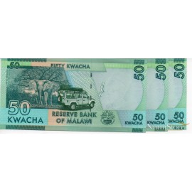 50 Kwacha (3 Consecutivos) 2016