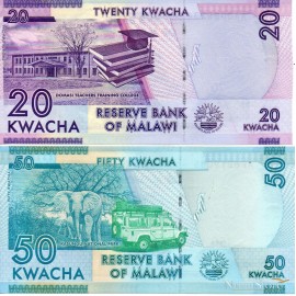 Set 20 50 Kwacha 2012