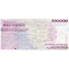 500000 Rials (Cheque)