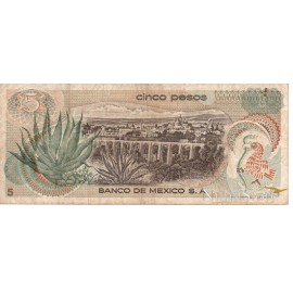 5 Pesos 1969