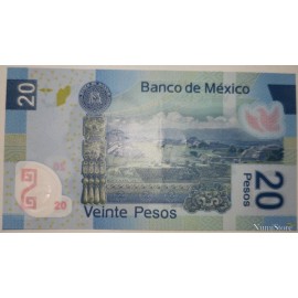 20 Pesos 2016 (Polymer)