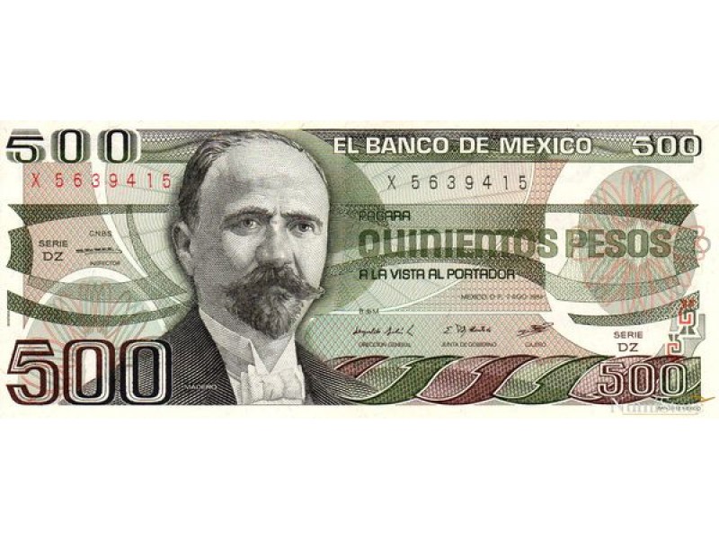 500 Pesos 1984