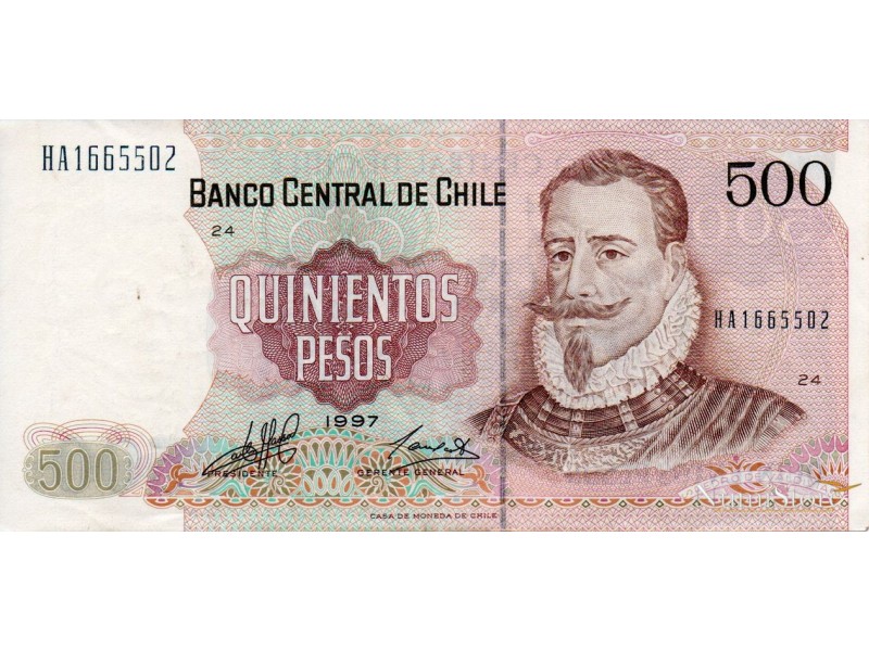 500 Pesos 1997