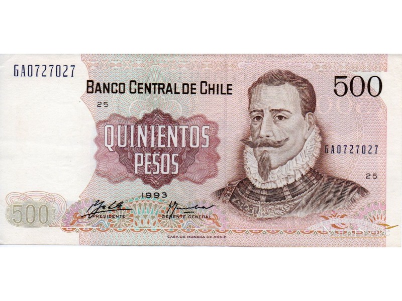500 Pesos 1997