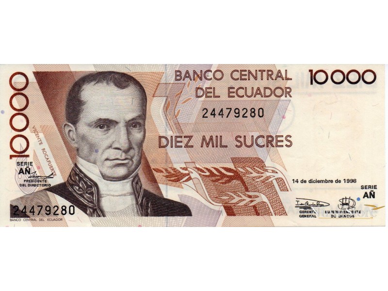 10000 Sucres 1998