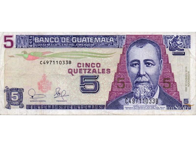5 Quetzales 2003