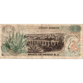 5 Pesos 1972