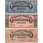 Set 1 5 20 Pesos 1915