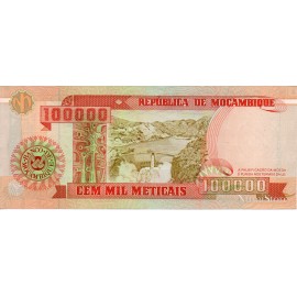 100000 Meticais 1993