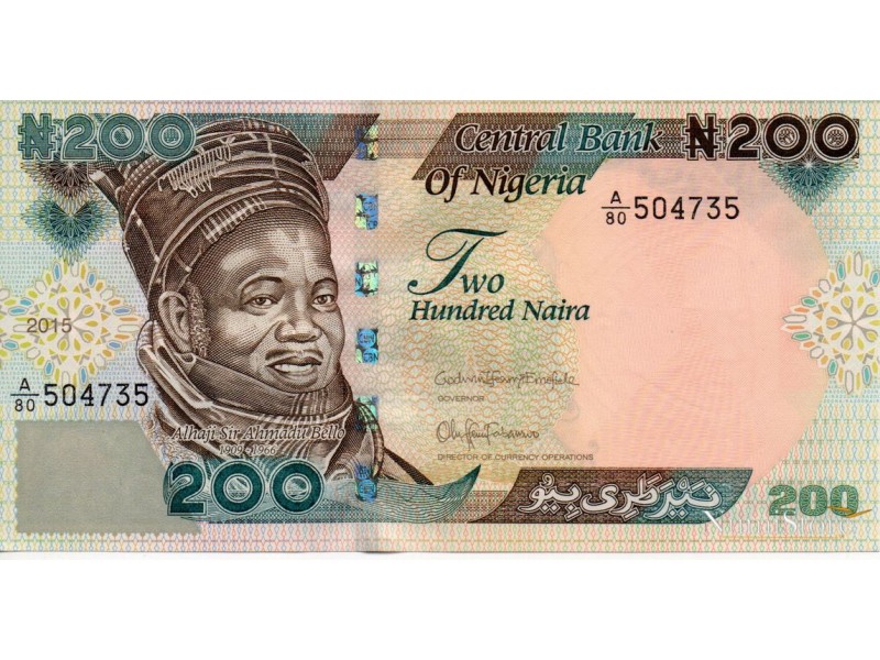 200 Naira 2015