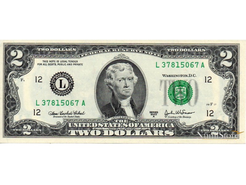 2 Dollars 2003