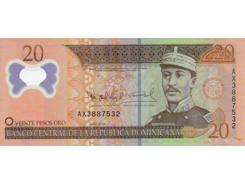 20 Pesos Oro 2009 (Polymer)