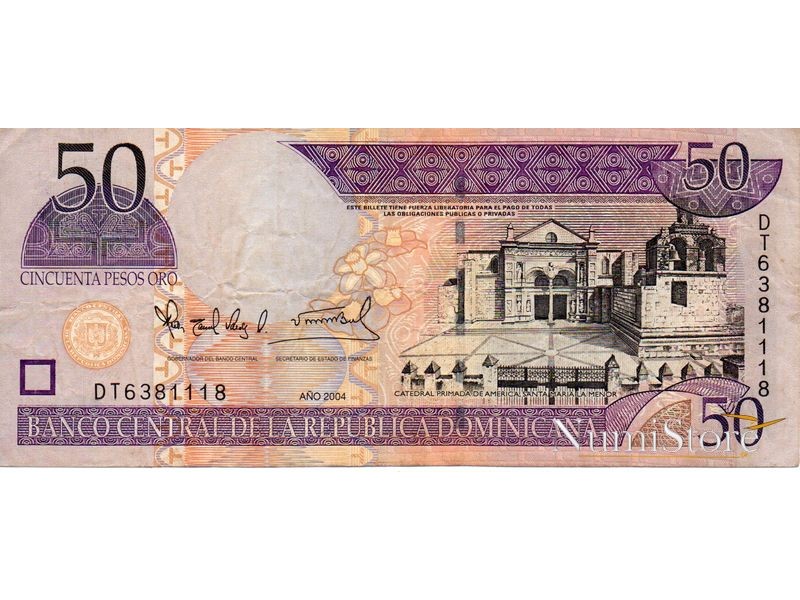50 Pesos Oro 2004
