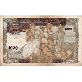 1000 Dinara 1941