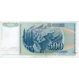 500 Dinara 1990