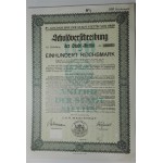 Bono (Schuldverschreibung)  100 Reichsmark Stettin Polonia (Ocupacion Alemana) 1929