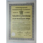 Bono (Schuldverschreibung) 12,50 Reichsmark Hannover Alemania 1927